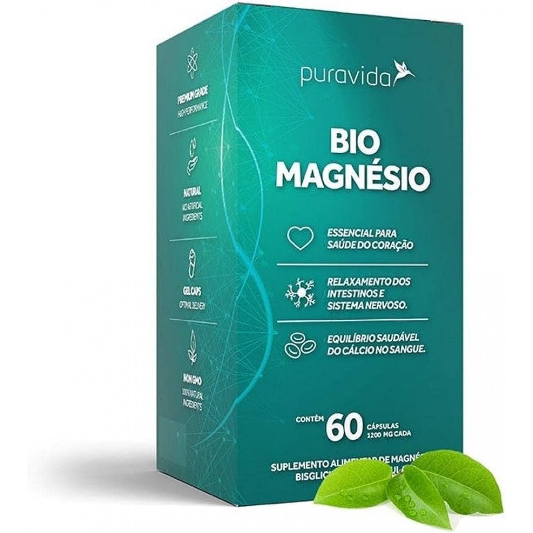 BIO MAGNÉSIO PURAVIDA - 60 SOFTGELS